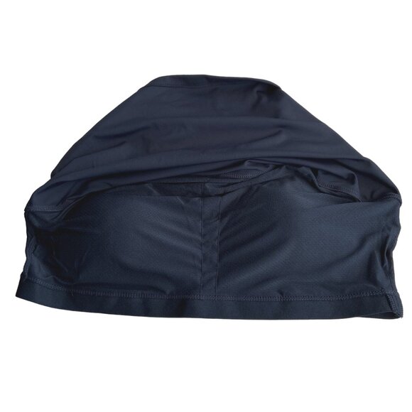 Gap Studio Long Line Sports Bra Black Cross Straps Back Size XL NWT - Picture 6 of 7